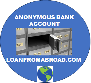 ANONYMOUS BANK ACCOUNT